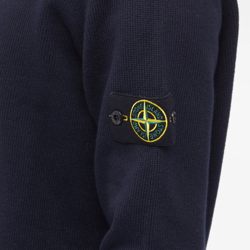 Stone Island Men's Turtle Neck Knit Navy Blue